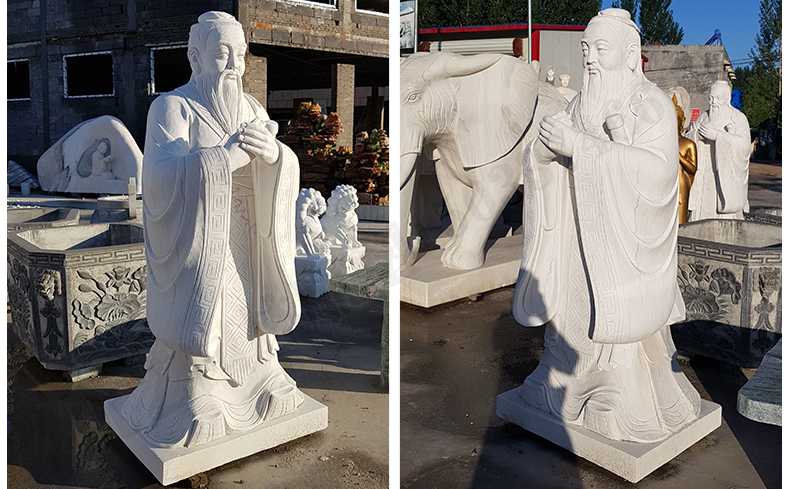 校園孔子像，學(xué)校孔子雕像，孔子景觀雕塑