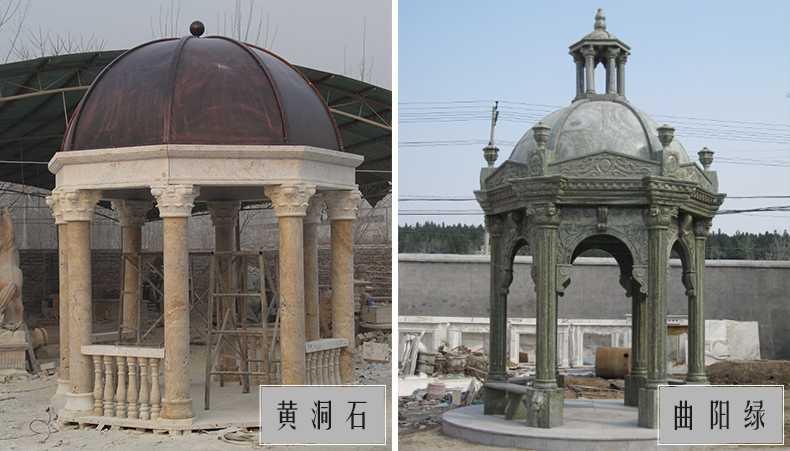 歐式景觀亭子，石雕大理石亭子，河北涼亭廠家