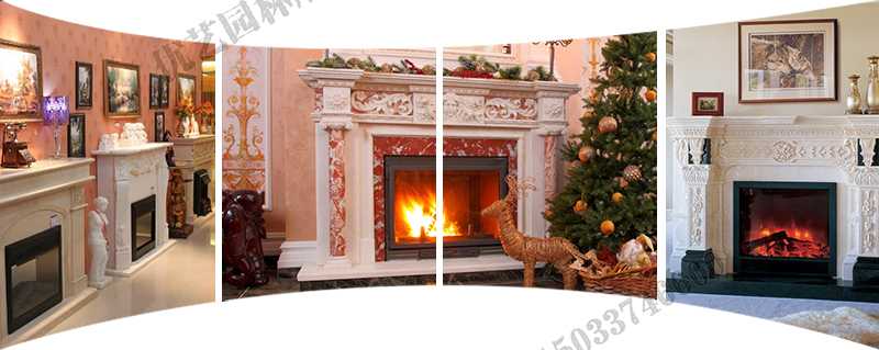 歐式壁爐架實景，大理石壁爐架定制，石雕壁爐架工廠