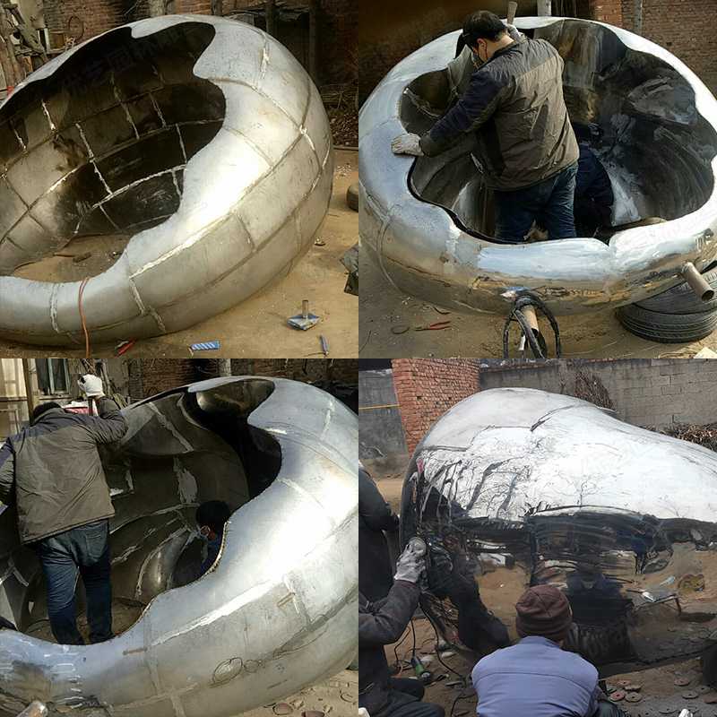 河北不銹鋼雕塑廠家，定制大型不銹鋼景觀雕塑