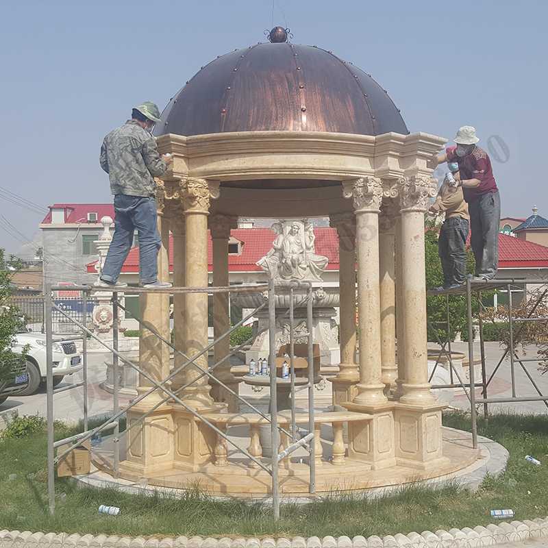 歐式景觀涼亭，歐式大理石涼亭，歐式柱子亭子