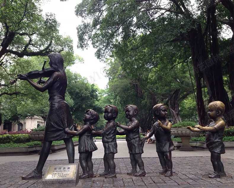 銅人物雕塑，銅小孩雕塑