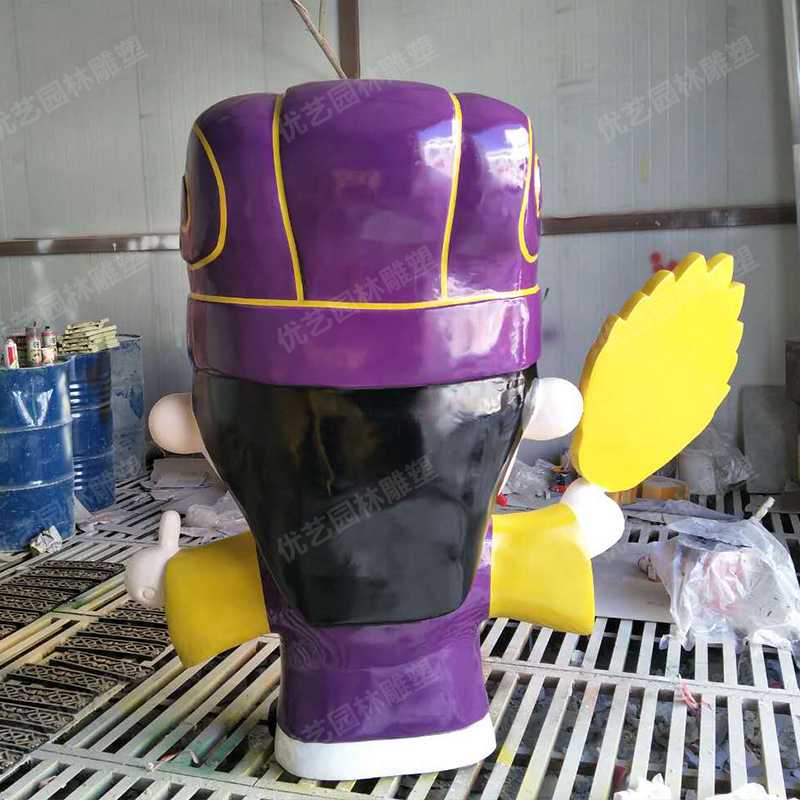 諸葛亮雕塑，卡通人物雕塑