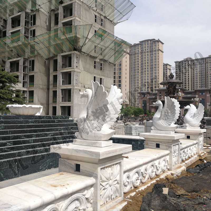 石雕噴泉，石雕天鵝噴泉，大理石天鵝噴泉2.jpg