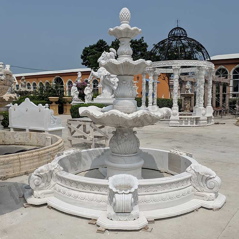 海螺大理石噴泉，海螺噴泉，大理石噴泉，石雕噴泉廠家