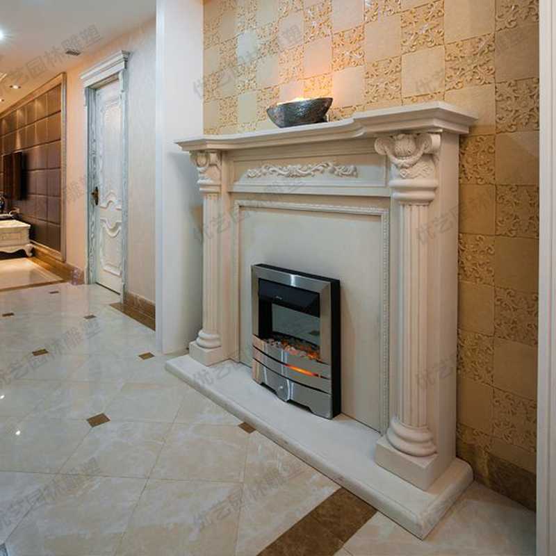 大理石壁爐，歐式壁爐