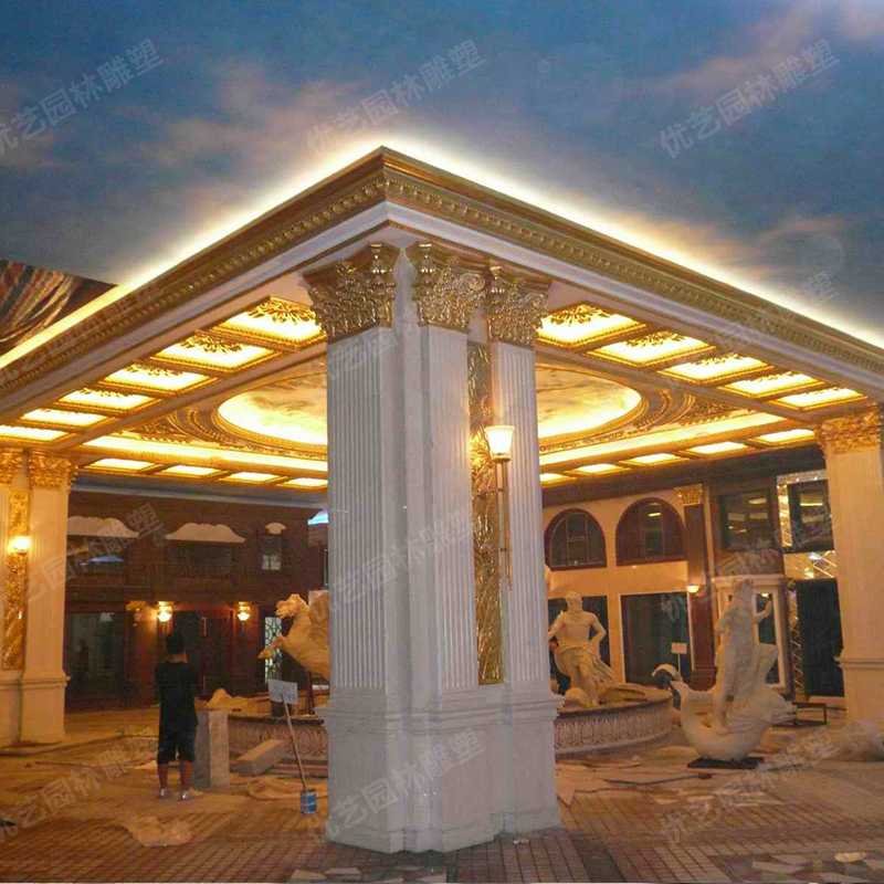 羅馬柱，室內(nèi)羅馬柱