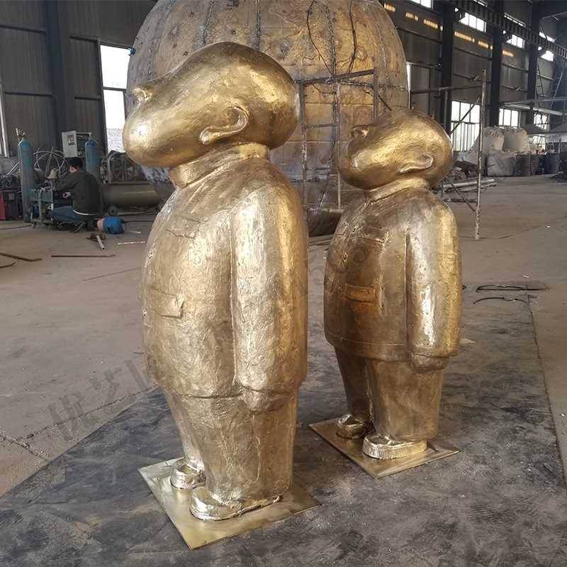 銅兒童雕塑，銅小孩雕塑